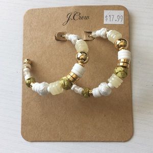 J.Crew half hoop earrings